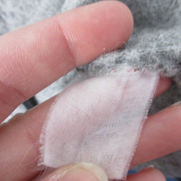 Sarah Pacini Women Gray Knit Turtle Neck Sweater Zipper Accent Wool Blend OS 350 - Picture 8 of 15